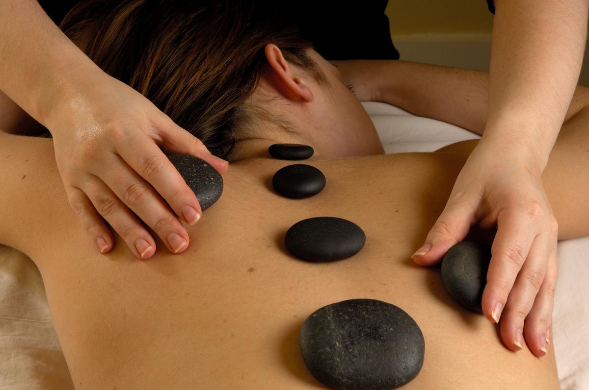 Massage pierres