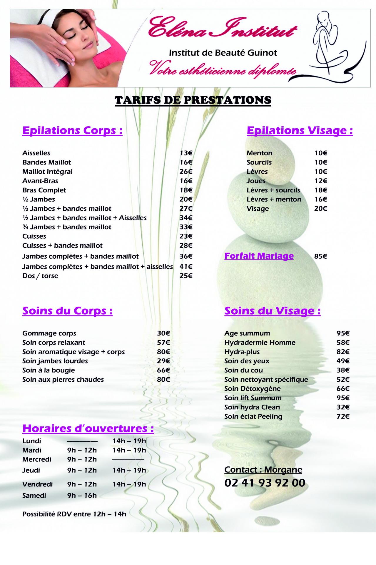 Tarif 1 2023